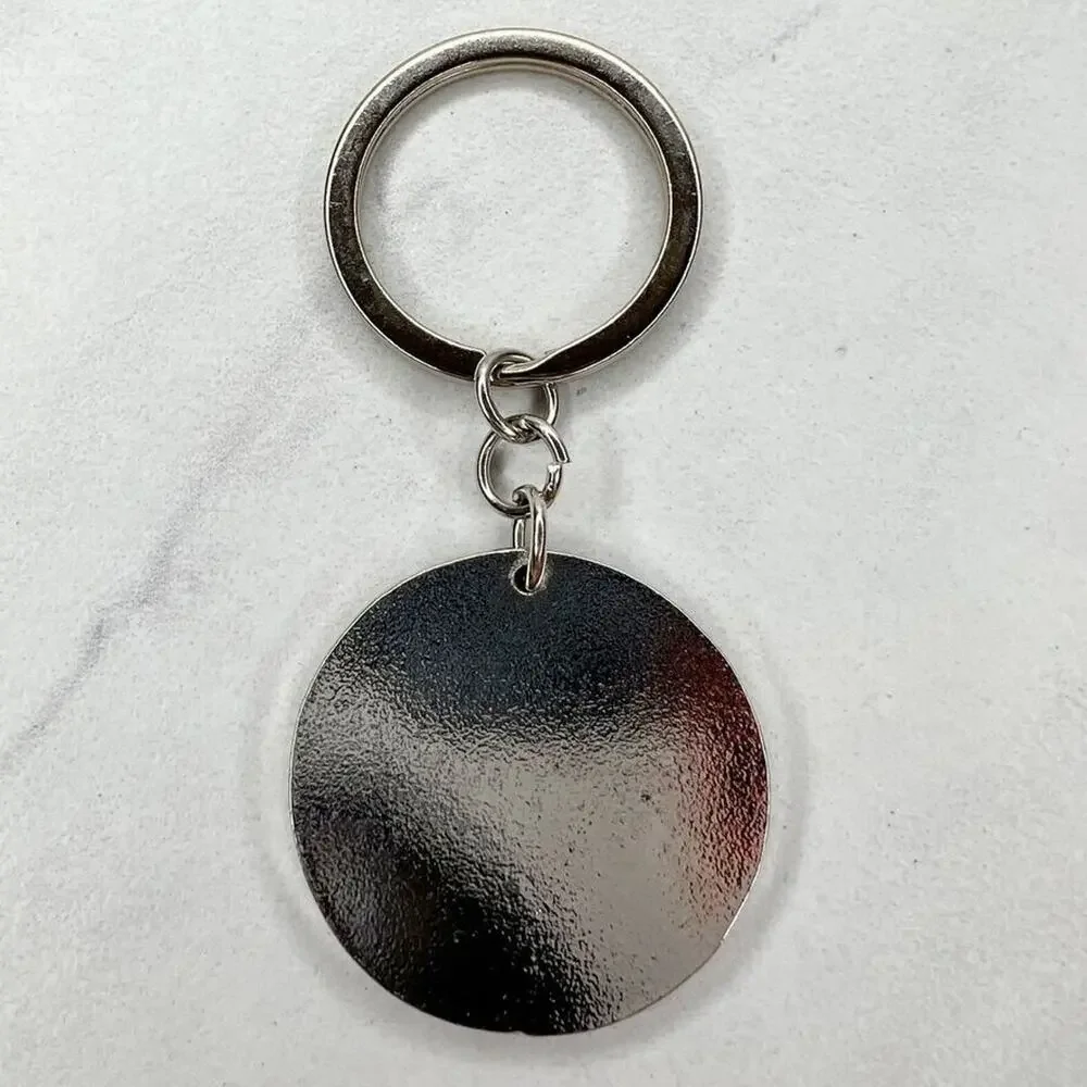 USA With Liberty and Justice for All Eagle Keychain Keyring